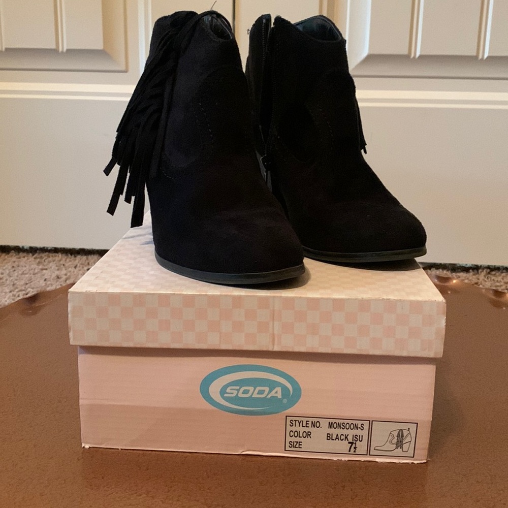 Black booties
